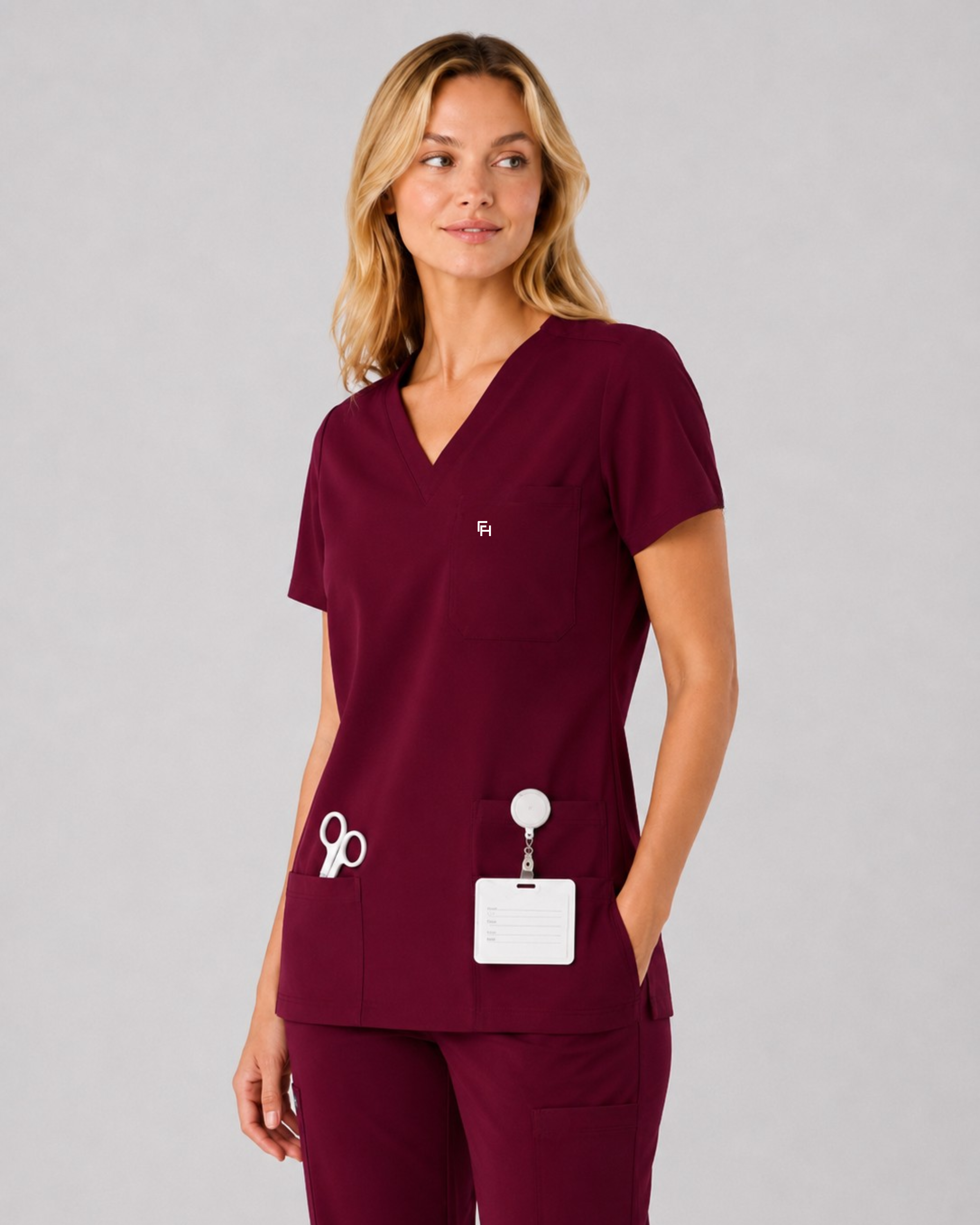 Pulse Scrub Top