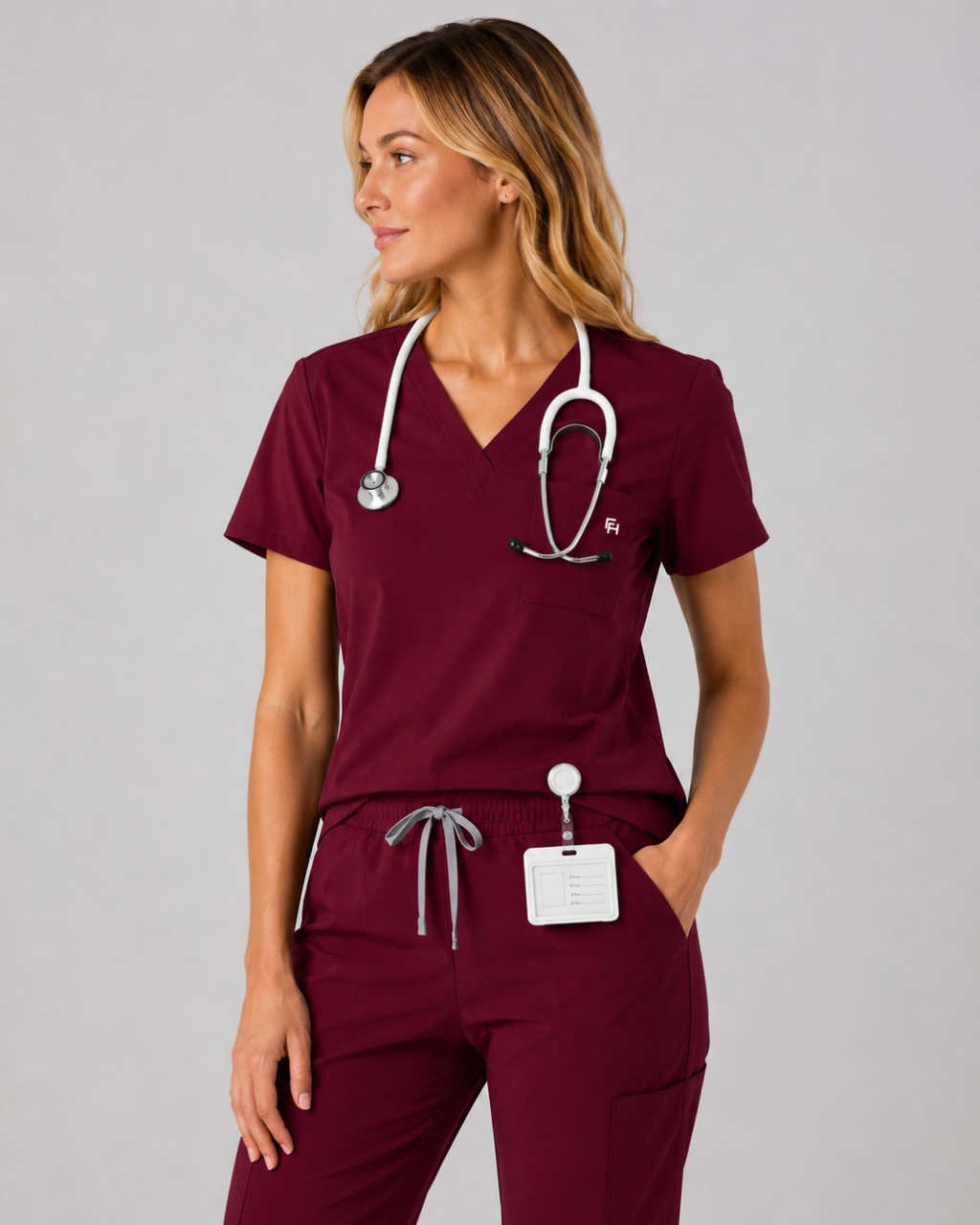 Pulse Scrub Top